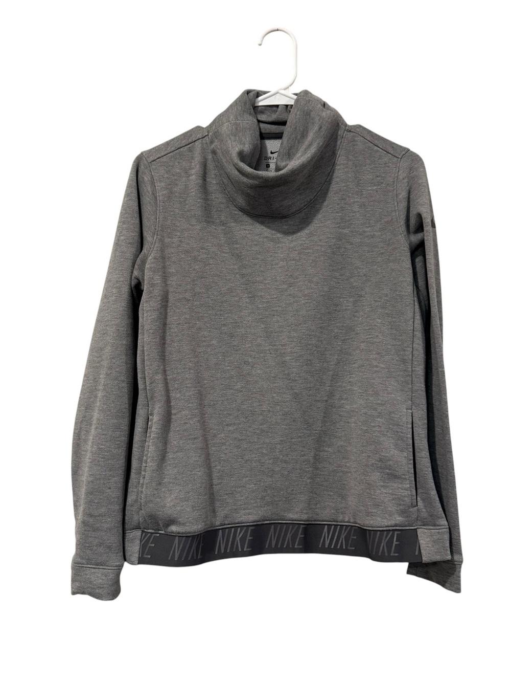 Nike Women's Gray Funnel Neck Sweatshirt size M